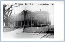 RPPC LEONARDTOWN MARYLAND MD ST MARY'S COUNTY COURT HOUSE REAL PHOTO POSTCARD picture