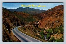 Klamath River Canyon CA-California, Klamath River, Antique Vintage Postcard picture