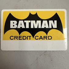 Batman Vintage Credit Card 1966 TV Show - Mint Unsigned DC Comics NOS picture