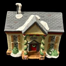 Vintage Dickensville Collectables Christmas Porcelain Lighted House - works picture