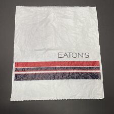 Vintage 1970s Eatons Department Store Plastic Shopping Bag Hamilton Ontario RARE picture