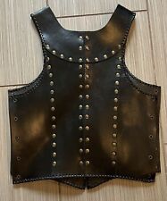 vintage leather medieval gladiator Knight armor vest picture