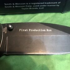 Smith & Wesson CKG105 First Production Run 4.5” Folding Knife picture
