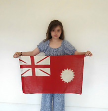 WW2 British Army India Red Ensign Flag - Chindit Star Of India Flag - Original picture