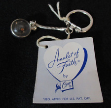 VINTAGE CORO Jewelry AMULET OF FAITH Mustard Seed KEYCHAIN New old stock picture