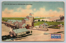 Columbus Kansas Lead and Zinc Mines Northeastern Posted 1945 KS Postcard picture