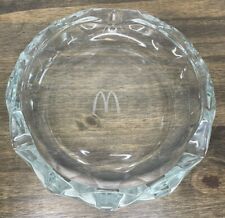 Vintage McDonalds Clear Glass Ashtray  picture
