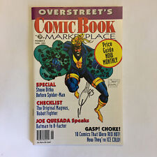 Overstreet's Comic Book Marketplace No. 2 June 1993 Autographed by Joe Quesada picture