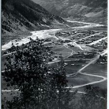 c1950s SIlverton, CO RPPC Birds Eye Looking South Real Photo Postcard Vtg A113 picture