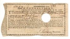 1782 Revolutionary War Receipt - Connecticut Revolutionary War Bonds, etc. - Con picture