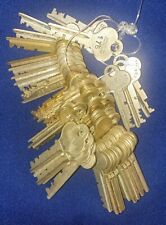 Vintage Eagle Lock Co Terryville USA Flat Skeleton Key Lot picture