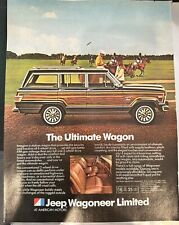Vintage Magazine Ad Jeep Wagoneer Limited  picture