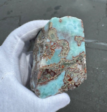 3.8 Inch Stunning Blue/Red Natural Larimar Lapidary Stone Polished 677 Grams picture