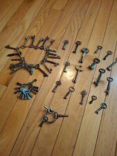 Vintage Lot Of Skeleton, EAGLE CORBIN Keys Miscellaneous ..OLD some Open Barrel  picture
