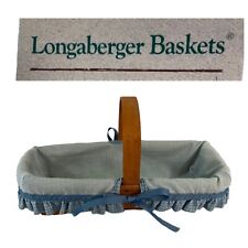1989 Longaberger Vintage Cracker Basket No cracks or Broken Weaves with Liner picture