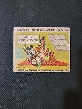 1935 Mickey Mouse Gum R89 #26 