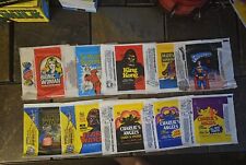 LOT OF 30 TOPPS VINTAGE WRAPPERS STAR WARS MARVEL KING KONG picture
