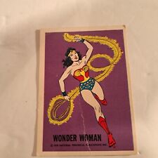 1974 Wonder Bread WONDER WOMAN Trading Card DC Comics  picture
