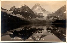 AZO RPPC Postcard BC Mountain Assiniboine & Lake Magog 1930s M64 picture