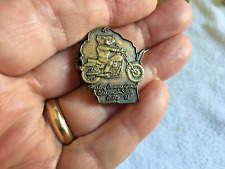 Harley Owners Group 1991 Brass Wisconsin State Rally Pin picture