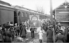 Railroad Train Station Depot Germantown Ohio OH Reprint Postcard picture