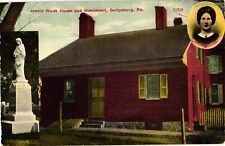 Jennie Wade House & Monument GETTYSBURG Pennsylvania c1911 Postcard picture