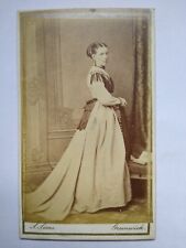 CDV Young Lady Nice Image Fashion Dress by Sims Greenwich picture