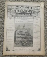 1886 ZCMI ADVOCATE and Commercial Register February 15 1886  MORMON UTAH picture