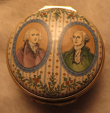 Halcyon Days Enamels Trinket Box Constitution Signing Phila Sept. 17, 1787 picture