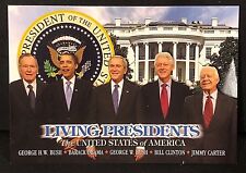 Living Presidents of The United States of America Card GEORGE BUSH OBAMA CLINTON picture