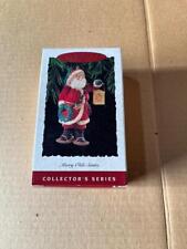 Hallmark Keepsake Ornament 1994 Merry Olde Santa #5 5th Series Holding Lantern picture
