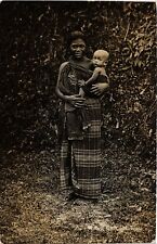 PC CPA MALAYSIA, NATIVE MALAY GIRLS, VINTAGE REAL PHOTO POSTCARD (b4077) picture