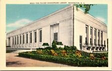 c1940s Folger Shakespeare Library Washington DC Vintage Postcard  picture