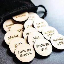 20x Funny Tokens Funny Wooden Valentines Ornaments Funny Romantic Sex Gift Set W picture
