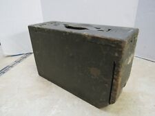 US WW1 WW2 Ammunition Box Can 30 Cal Browning Oak Wood picture