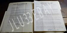 Rare 1944 Lee Jeans Patriotic Letters Signed C.A. Reynolds to WWII Enlisted Man picture