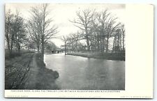 c1906 TOHICKON PARK ALONG TROLLEY LINE QUAKERTOWN AND RICHLAND PA POSTCARD P4126 picture