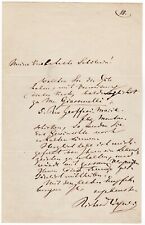 Wagner, Richard (1813-1883) - Autograph letter signed to one of his students picture