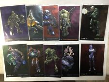Halo XBOX Trading 10 Card 2007 Topps Master Chief Cortana Embossed Foil Cards picture