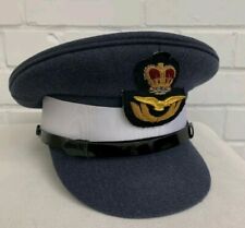 RAF ROYAL AIR FORCE OFFICERS TRAINING DRESS PEAKED CAP -all Sizes , British Army picture