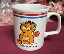 Garfield Coffee Mug SNACKATHON The Games Cats Play Enesco Olympic Sports picture