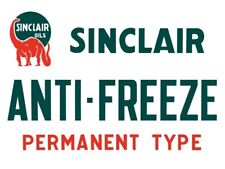 Sinclair Oil Dino Theme Anti-Freeze NEW METAL SIGN: 9x12