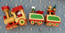 Vintage DAKIN WOOD CHRISTMAS TOY 1991 TRAIN picture