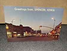 Greetings From Spencer Iowa Postcard￼ picture