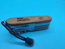 Victorinox swiss army knife handyman model with wood scales  picture