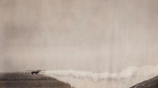 1927 Press Photo US Army Biplane Lays Smoke Screen at War Games at Fort Riley KS picture