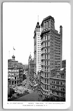 1902 Post Office, World, Park Row, St. Paul Building New York NY Postcard picture