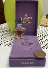 Vintage Guerlain Shalimar 2mL/.07 Oz Micro Mini Parfum Lavender Velvet Box picture