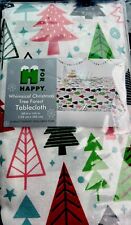 Tablecloth Whimsical Christmas Tree Forest 60
