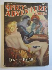 Spicy Adventure Stories Vol. 10 #3, July 1939 GD/VG  H. L. Parkhurst Cover picture